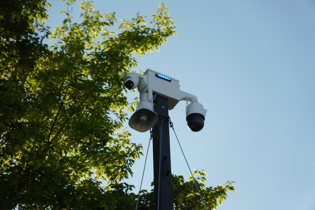close up of DuckView Systems mobile surveillance camera
