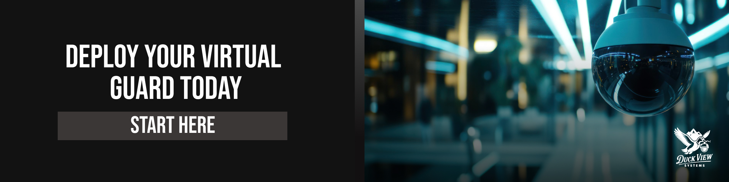 Deploy Your Virtual Guard Today A security camera overlooking a modern building interior, representing what is a virtual guard and its role in real-time protection.