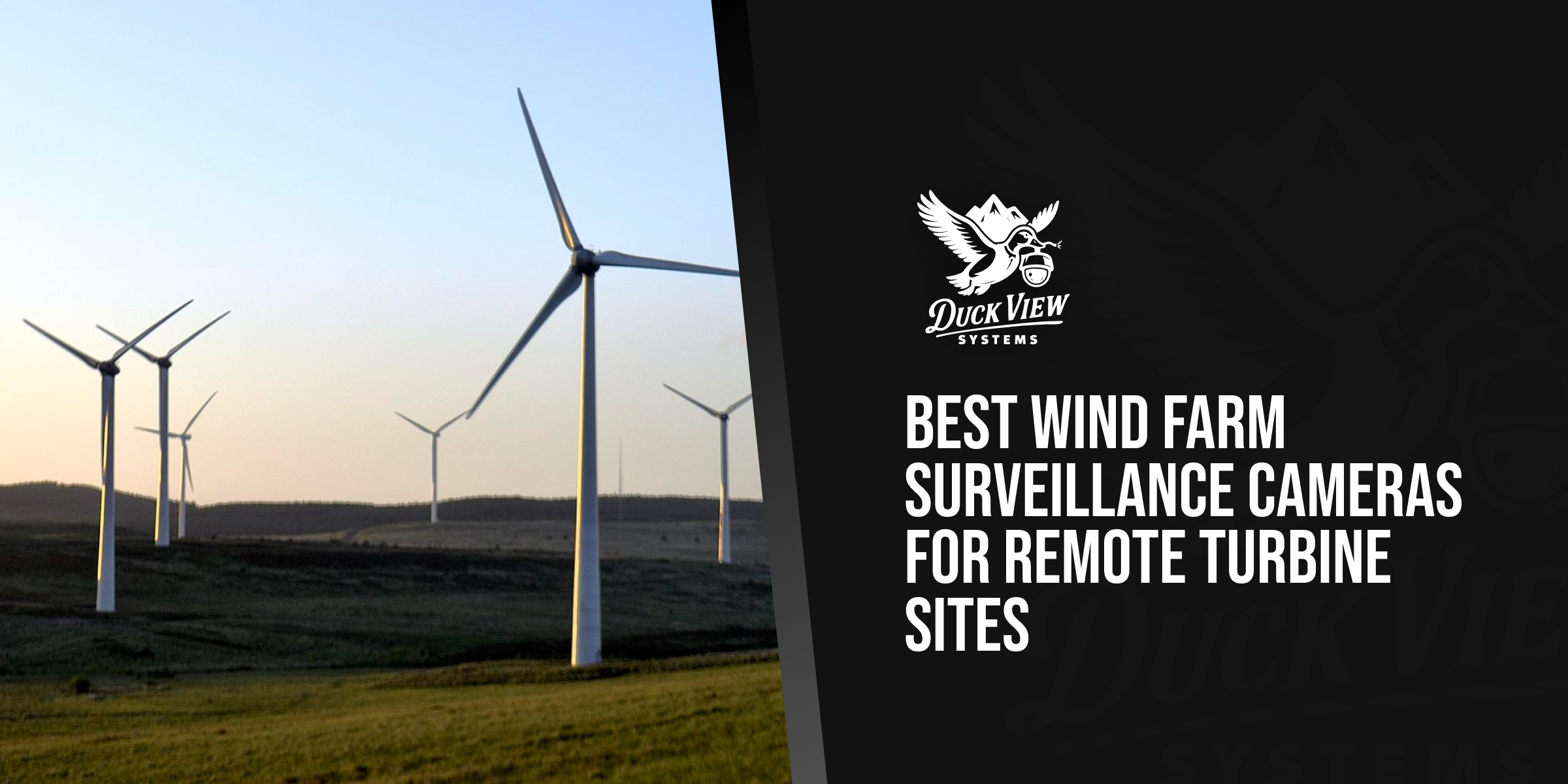 Best wind farm surveillance cameras for remote turbine sites monitoring turbines with AI-powered security