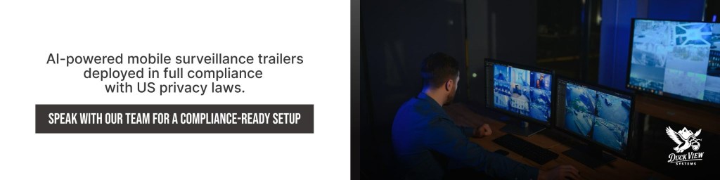 AI-powered mobile surveillance trailers